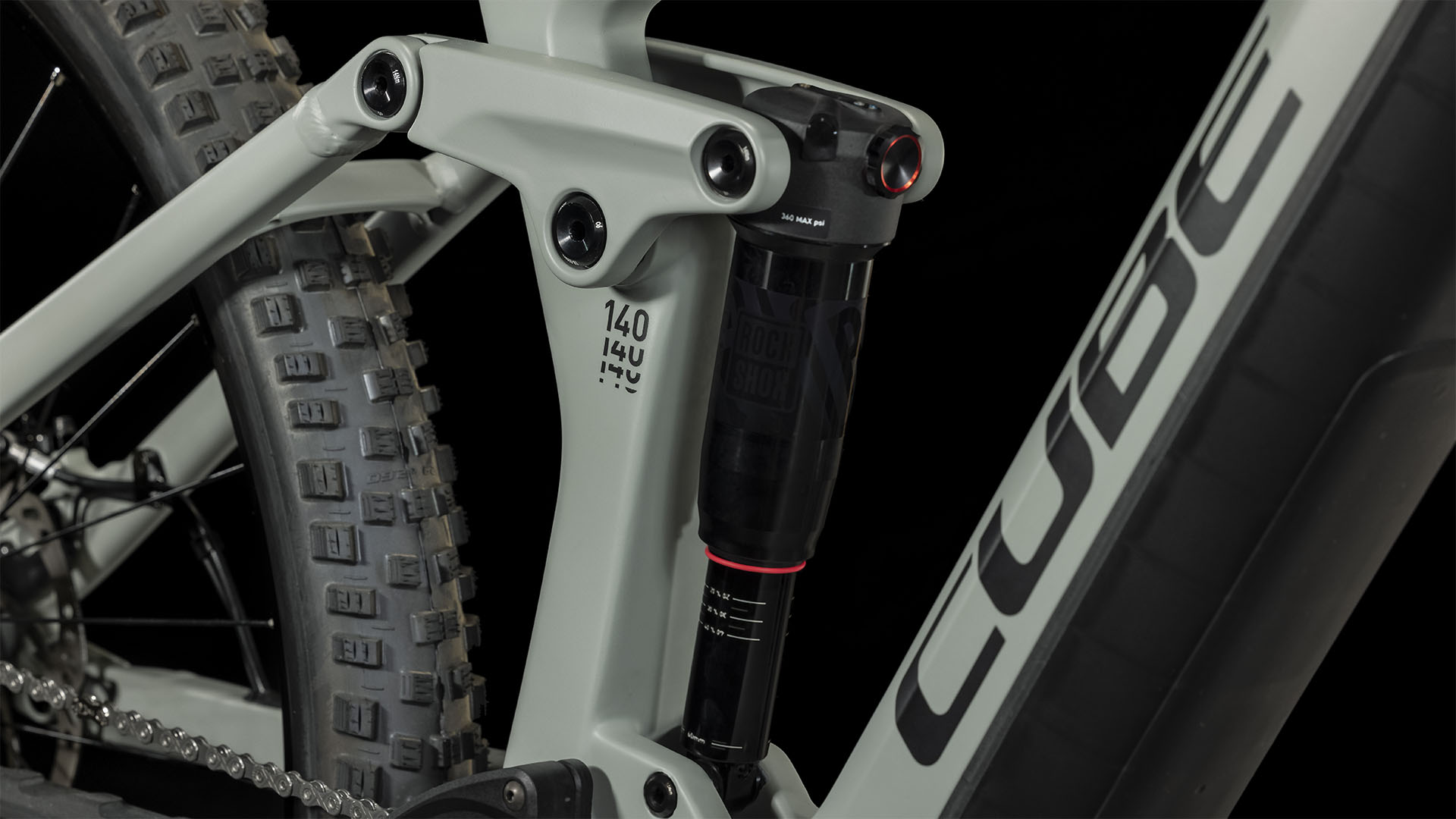 Cube Stereo Hybrid 140 HPC Pro 750 swampgrey´n´black 