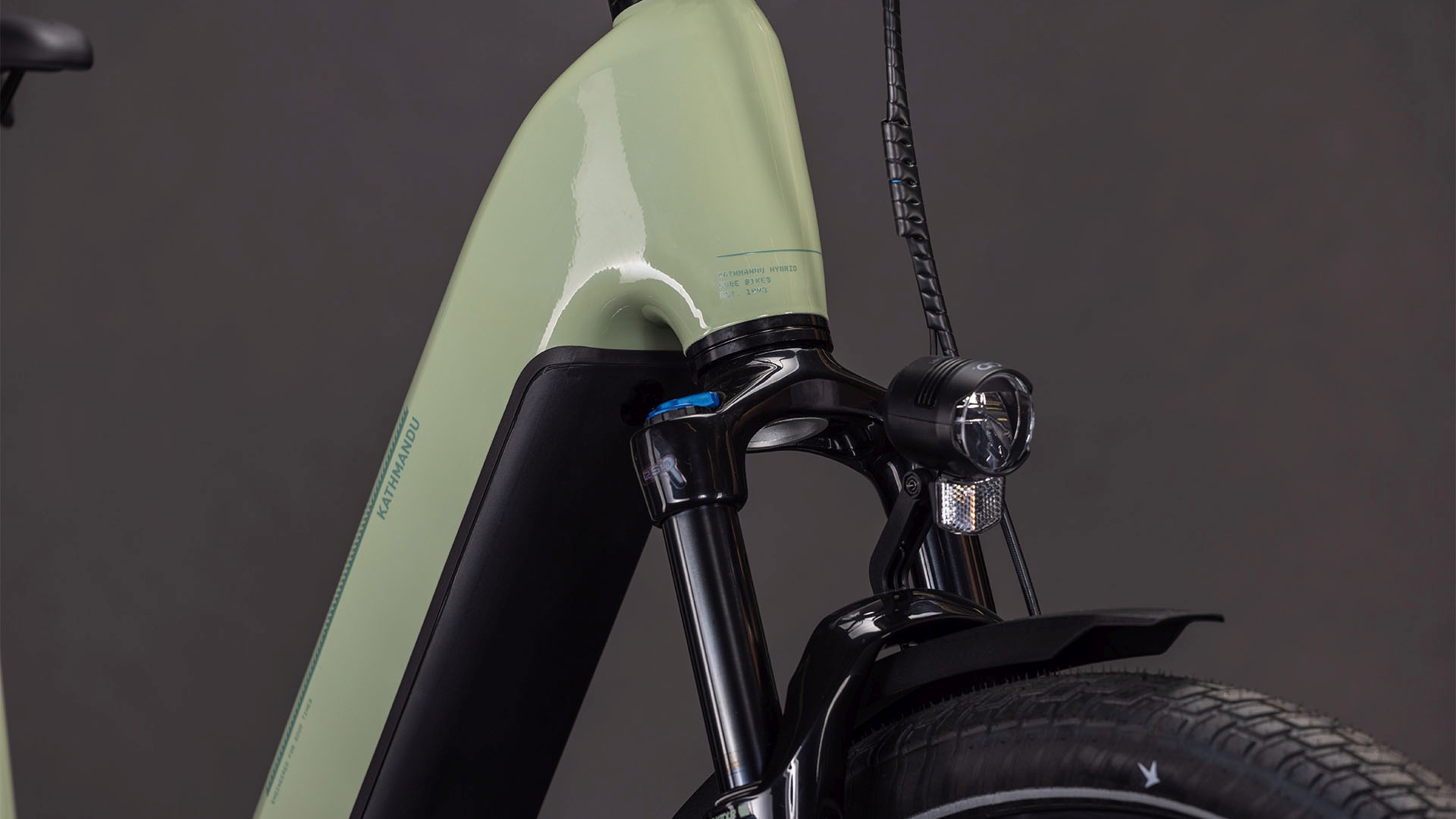 Cube Kathmandu Hybrid ONE 800 pea´n´green UN3556 Fahrzeug mit Antrieb durch Lithium-Ionen- Batterien. Transport nach SV 388 und 666 ADR.