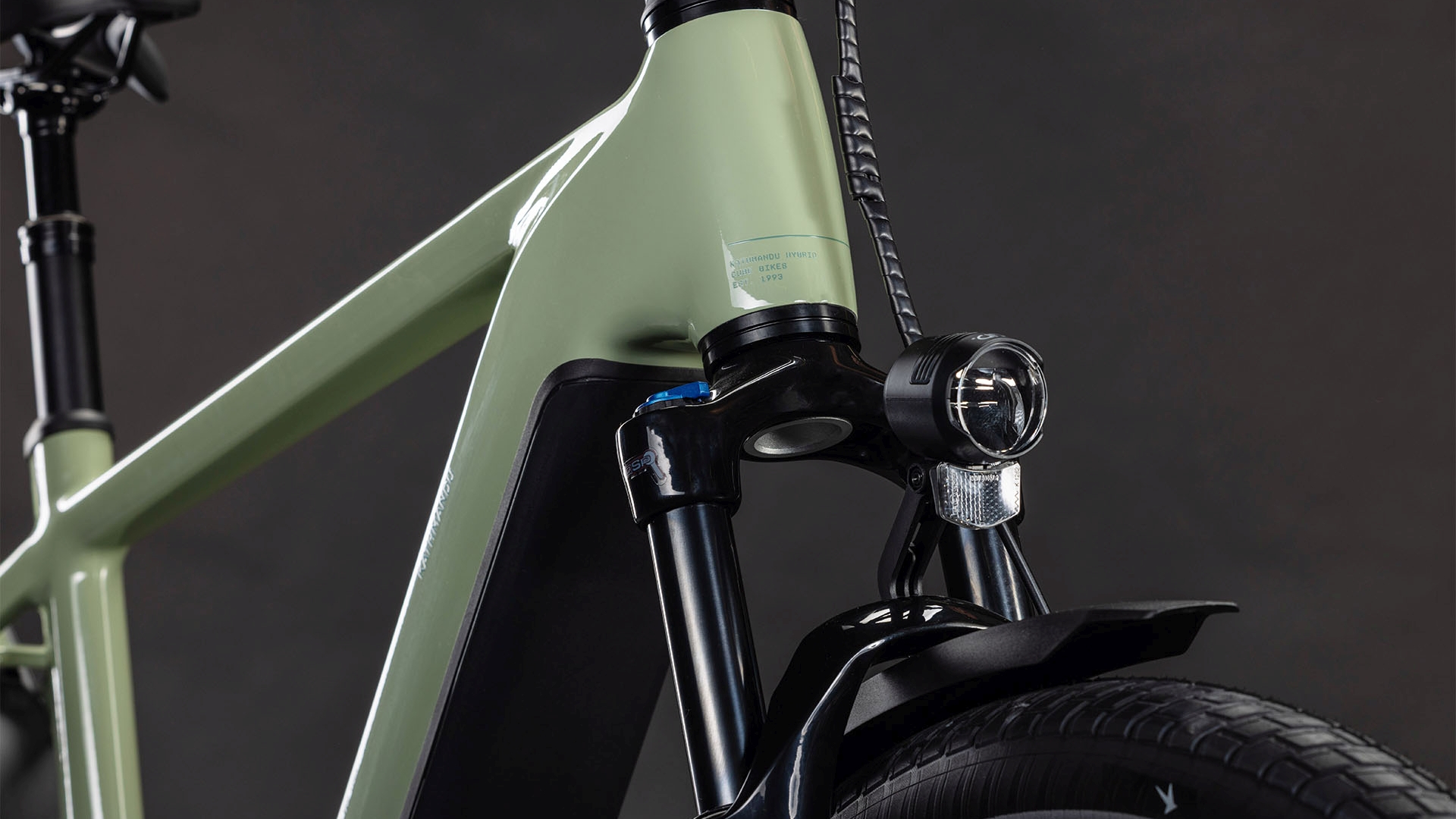 Cube Kathmandu Hybrid ONE 800 pea´n´green UN3556 Fahrzeug mit Antrieb durch Lithium-Ionen- Batterien. Transport nach SV 388 und 666 ADR.