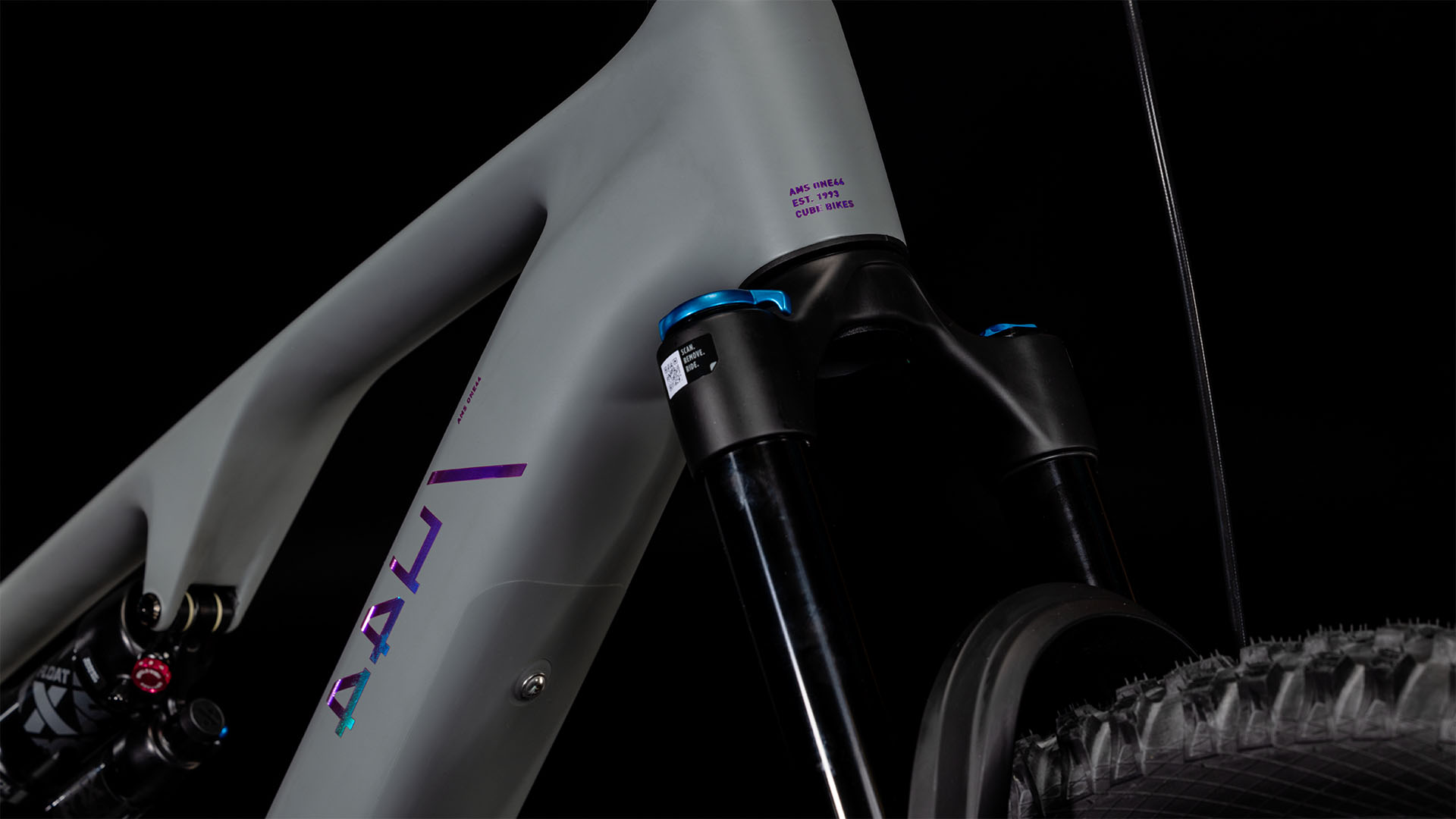 Cube AMS Hybrid ONE44 C:68X TM 400X 29 swampgrey´n´purplereflex Batteriebetriebenes Fahrzeug (UN 3171) unterliegt nicht den Vorschriften des ADR