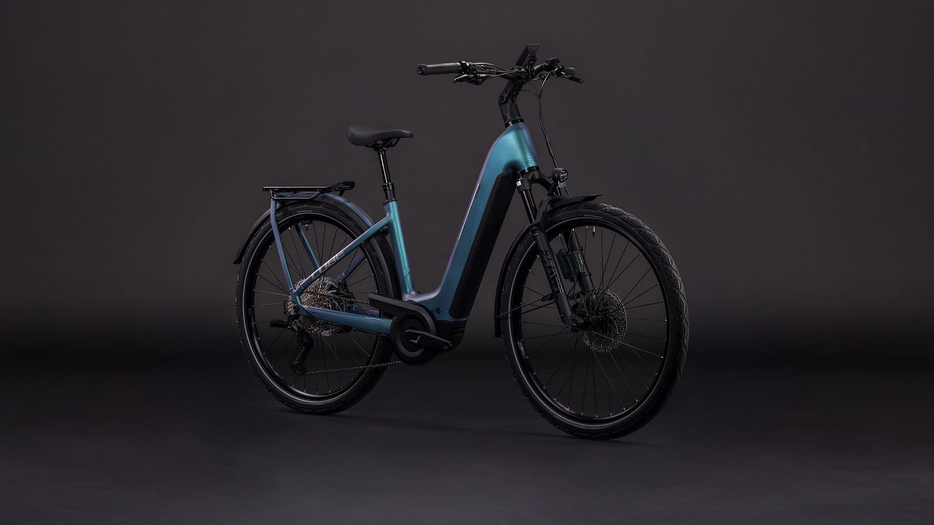 Cube Kathmandu Hybrid EXC 800 smaragdgrey´n´prism UN3556 Fahrzeug mit Antrieb durch Lithium-Ionen- Batterien. Transport nach SV 388 und 666 ADR.