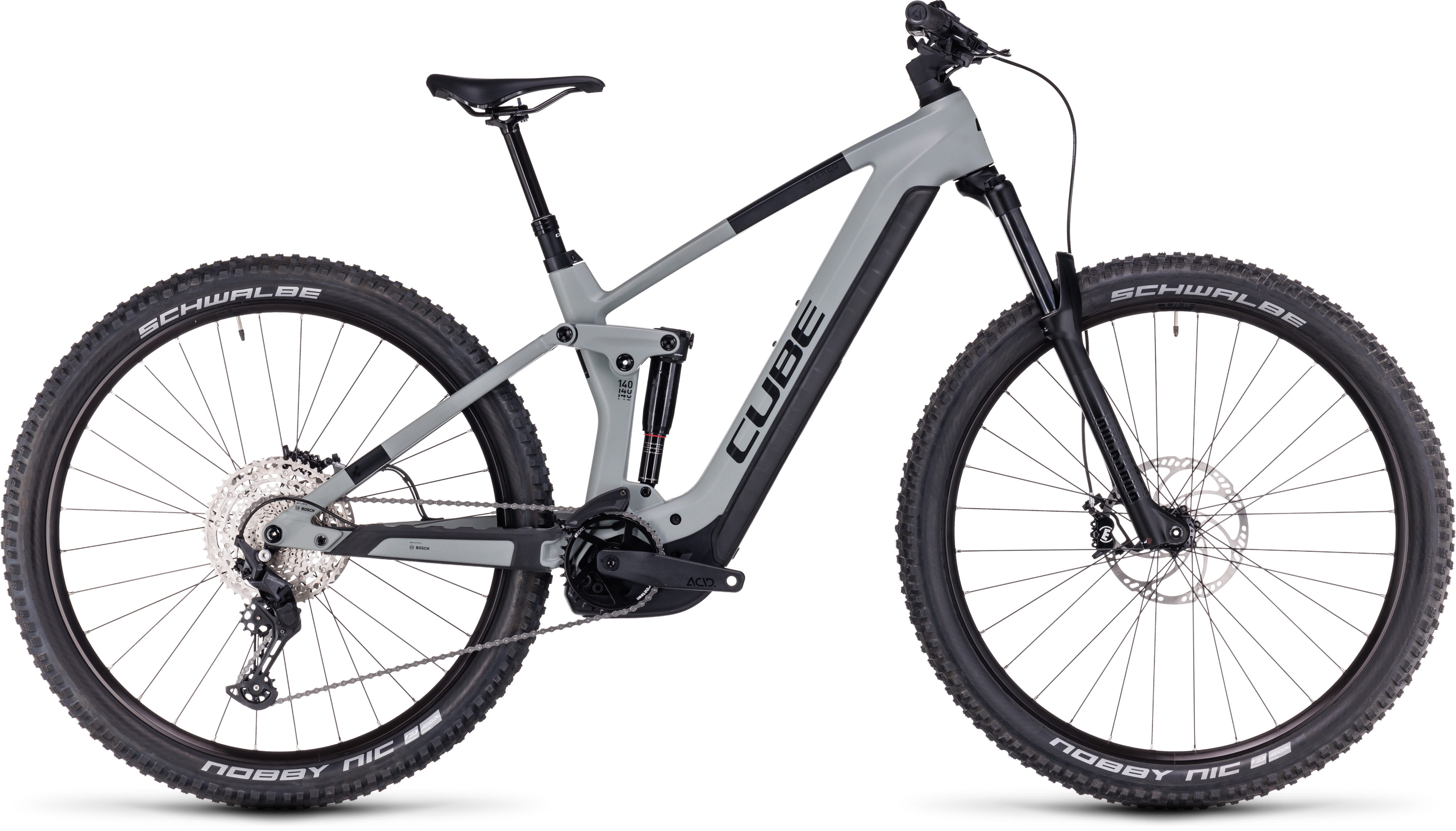 Cube Stereo Hybrid 140 HPC Pro 750 swampgrey´n´black 