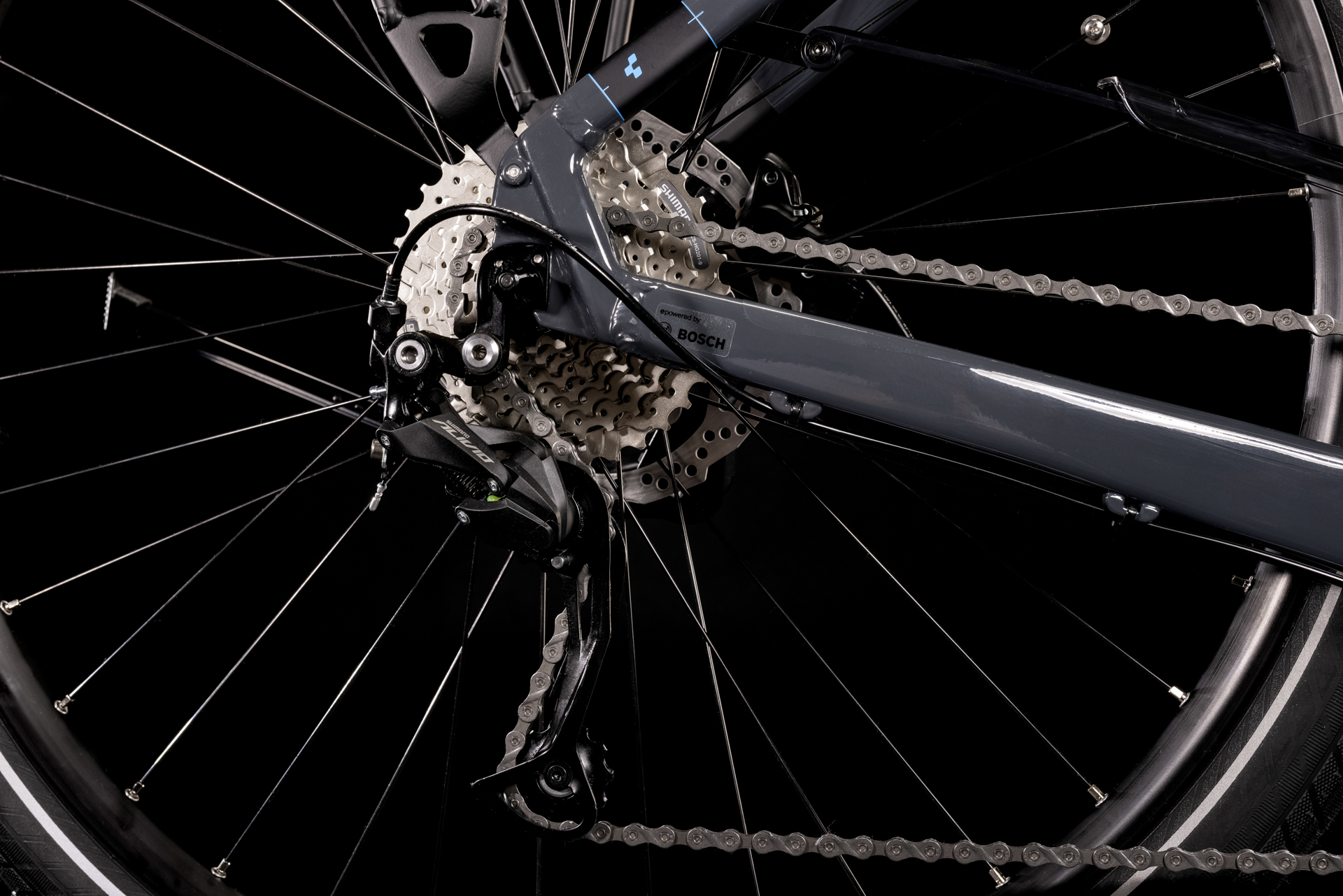 Cube Touring Hybrid ONE 400 grey´n´blue 